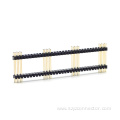 2.0mm Pitch Pin header Connector Dual Row Straight Three Inserted and Seven Missing Columns SQ0.5mm H4.0mm Double Plastic 2*33P